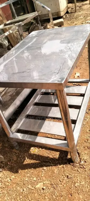 Stainless Steel Kitchen Tables Medium Size