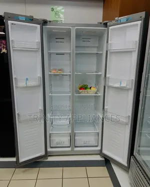 Hisense 560 Litres Side by Side Door Frost Free Inverter Refrigerator.