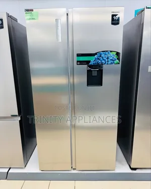 Hisense 750 Litres Side by Side Refrigerator Rc-750 Silver