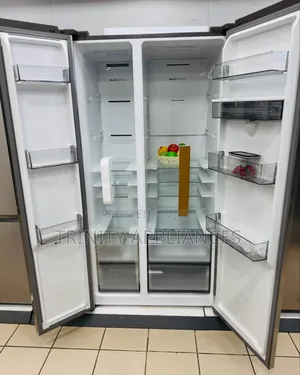 Hisense 750 Litres Side by Side Refrigerator Rc-750 Silver