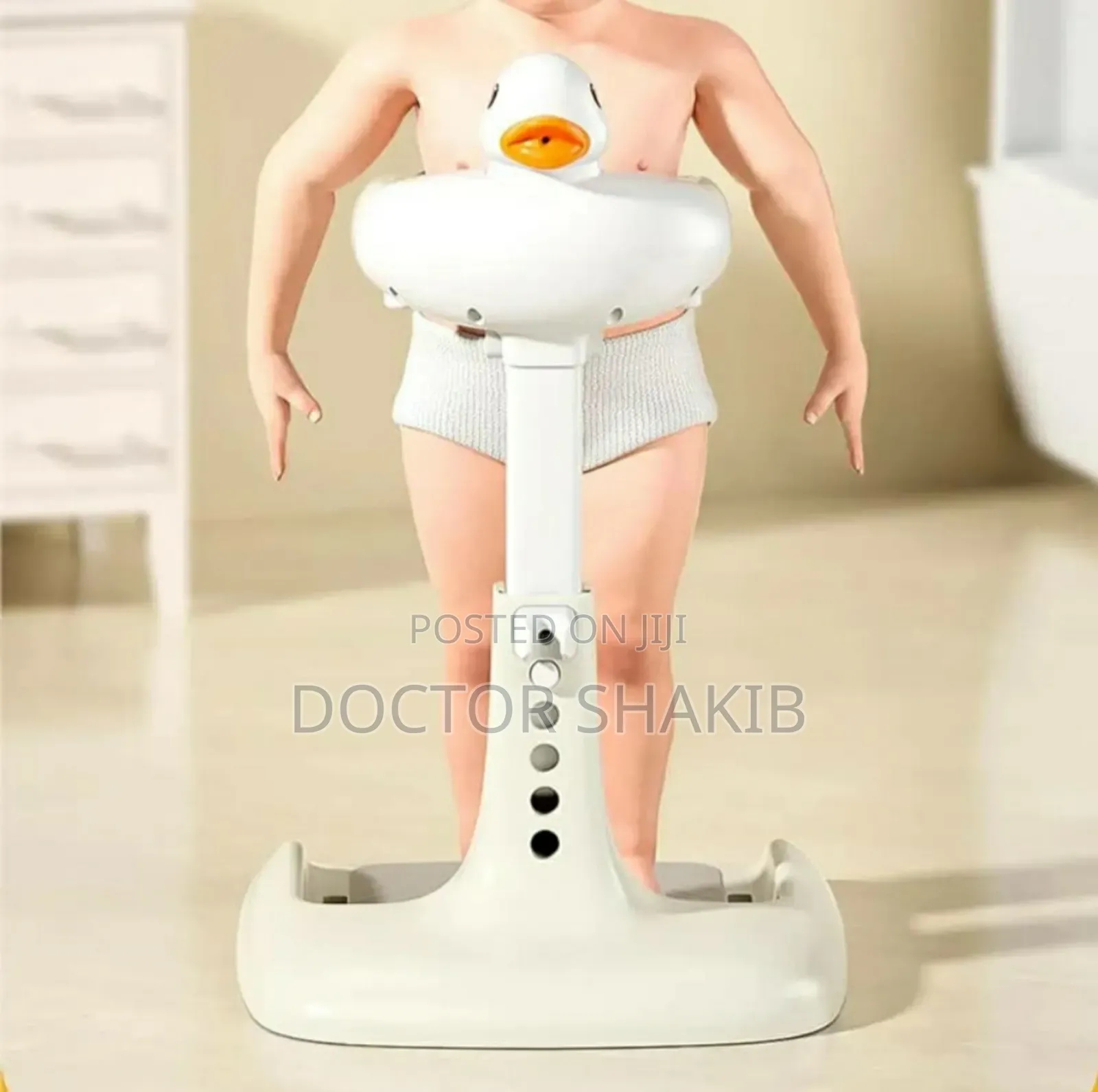 New Adjustable Height Baby Shower Stand With Anti-Slip Base
