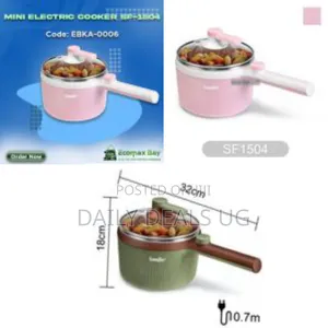 Sonifer 1.2l 2 Gears Stainless Steel Soup Noodle Pot Mini Skillet