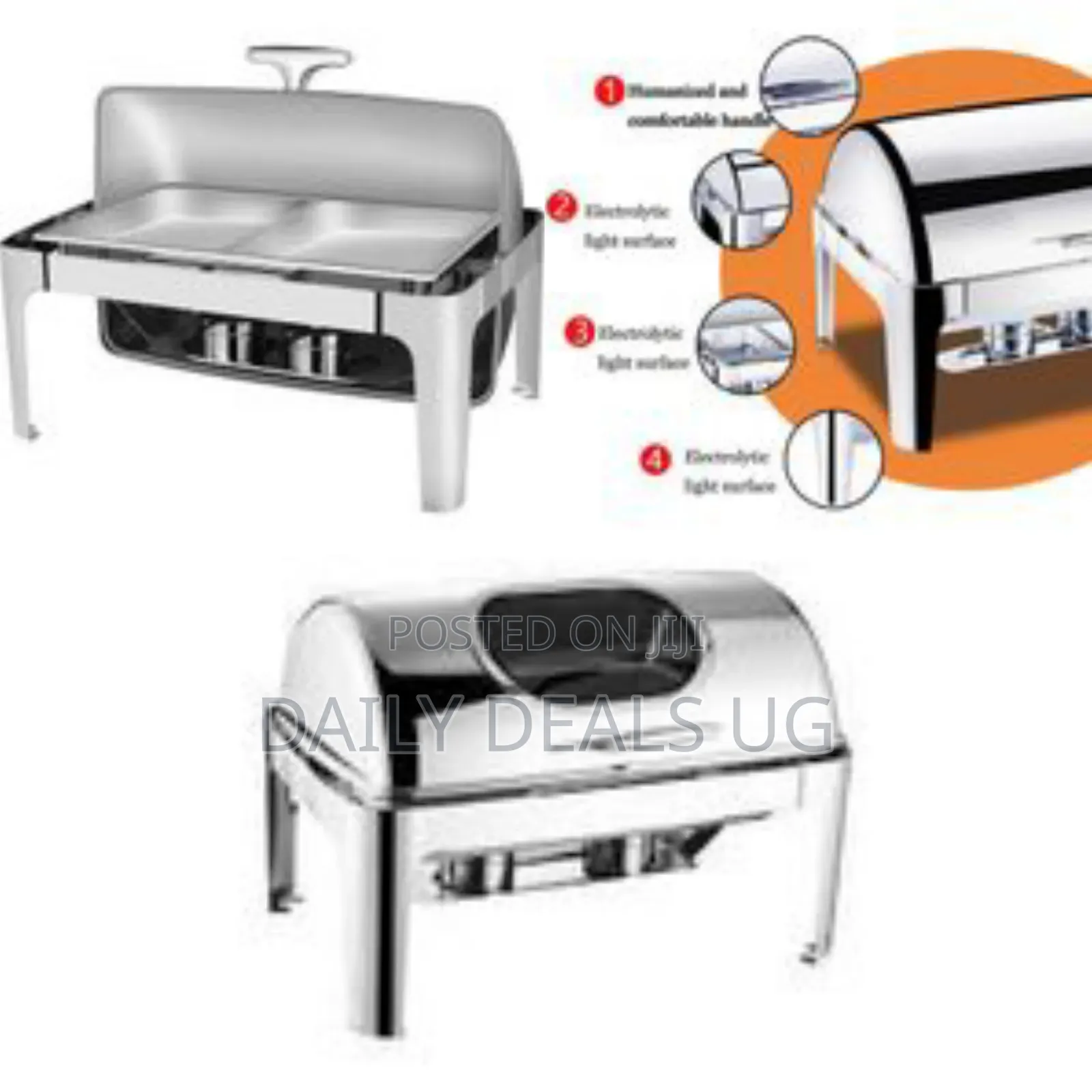 11 Litre Double Stainless Steel Chafing Dish, Chafing Dish Set Food