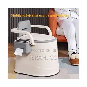 Movable Mobile Toilet,Compact Portable Toilet Potty Loo,