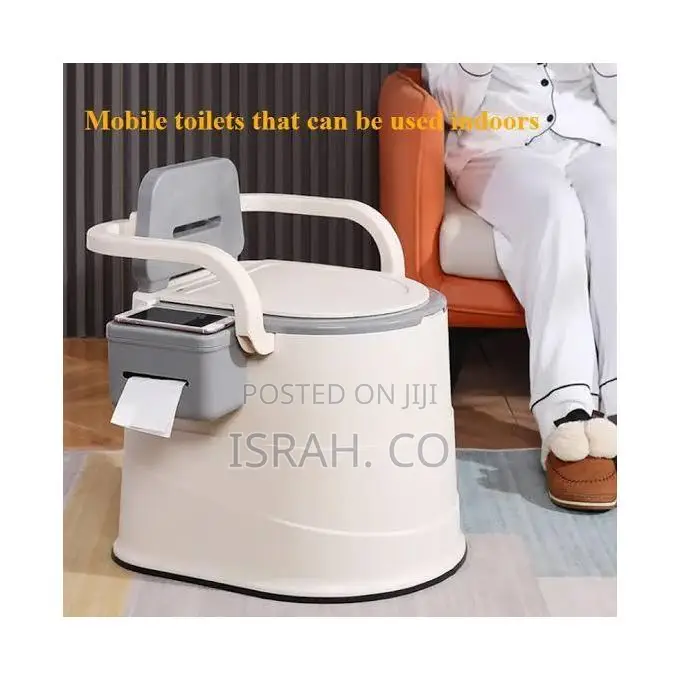 Movable Mobile Toilet,Compact Portable Toilet Potty Loo,