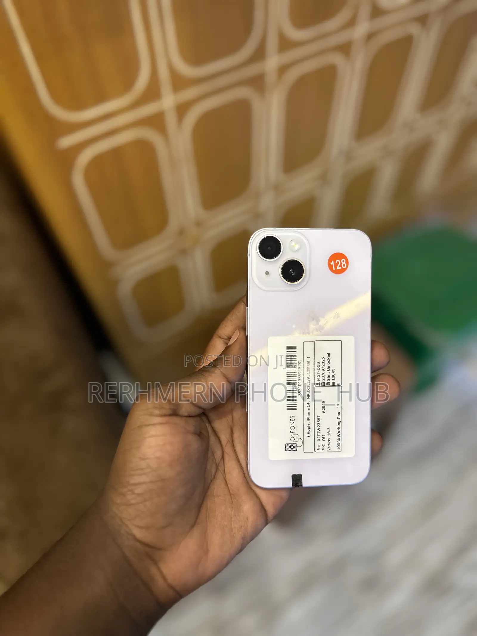 New Apple iPhone 14 128 GB White