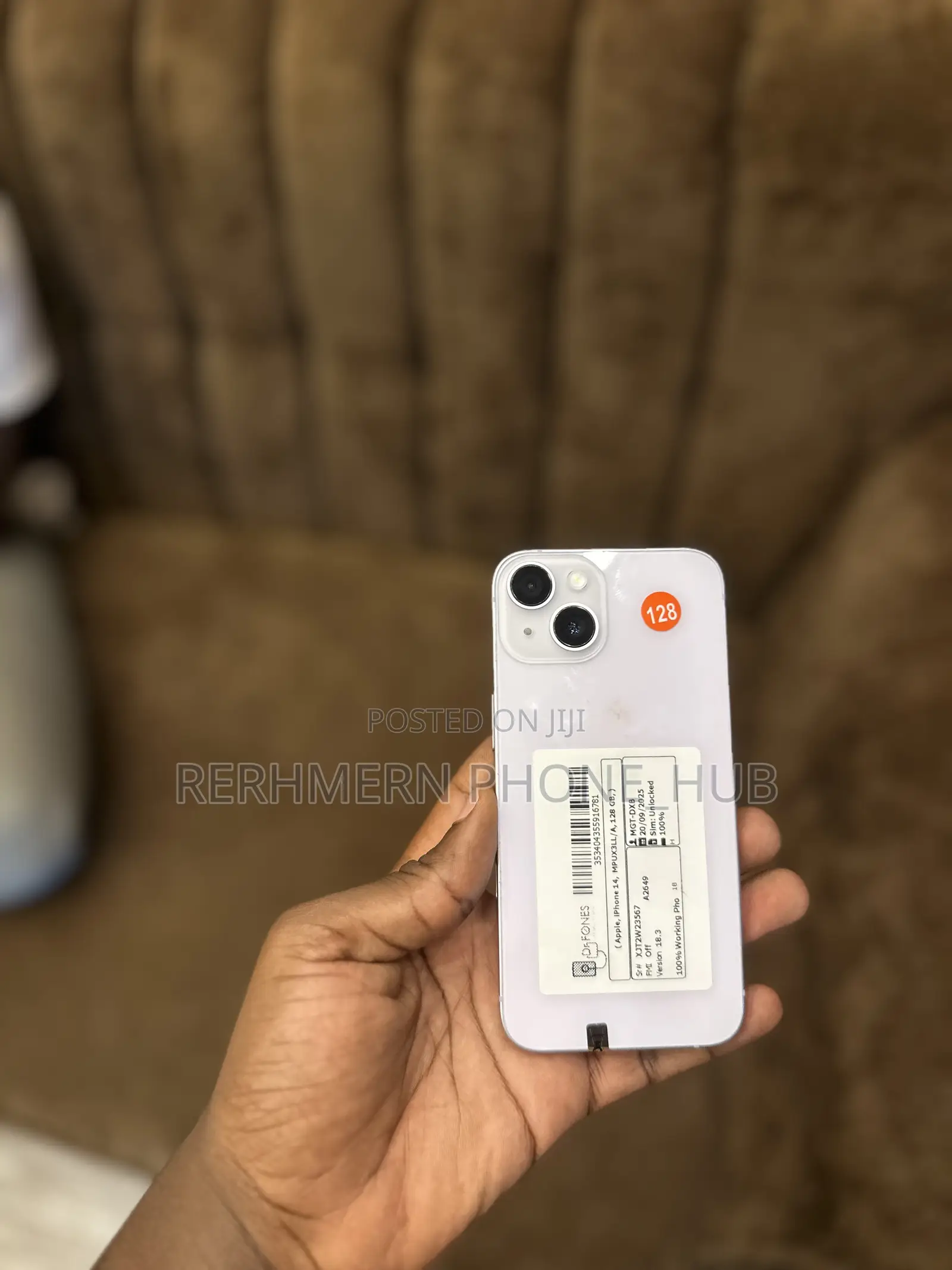 New Apple iPhone 14 128 GB White