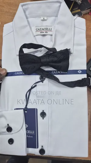 Boys Dress Shirt and Bowtie Set, Highquality, Sizes 2-16yrs