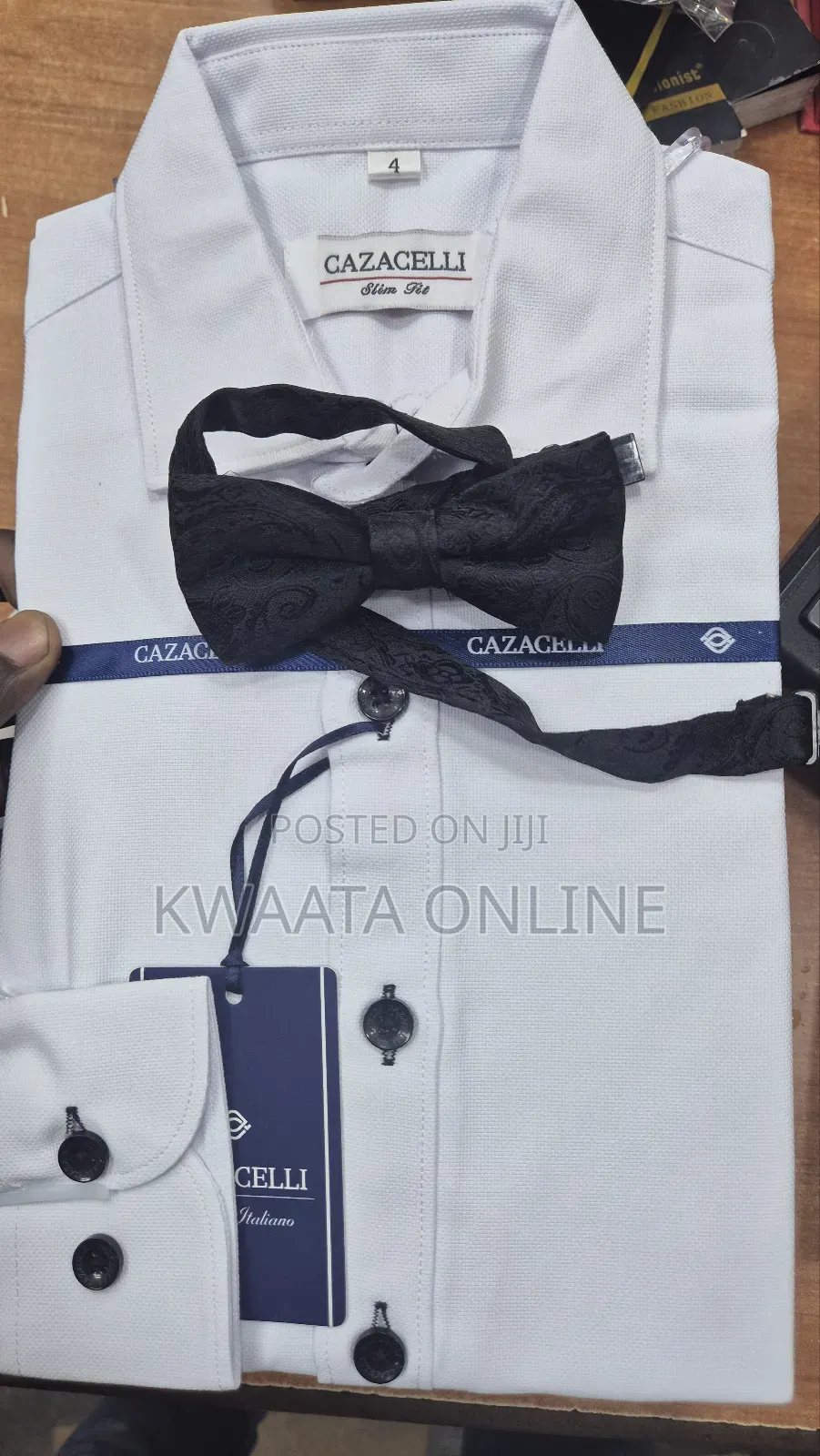 Boys Dress Shirt and Bowtie Set, Highquality, Sizes 2-16yrs