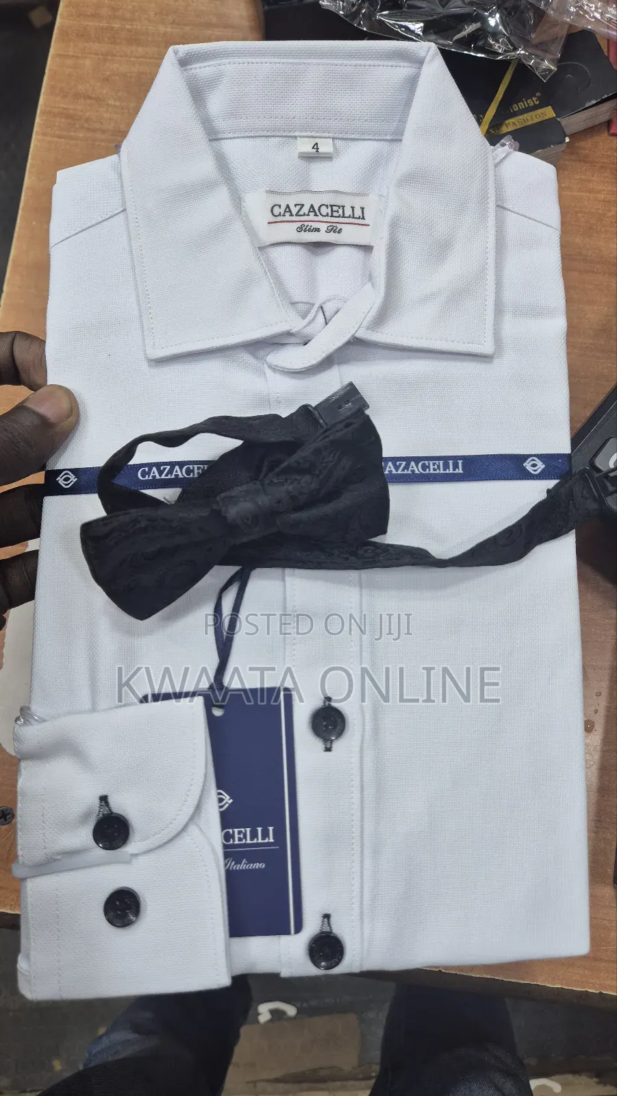 Boys Dress Shirt and Bowtie Set, Highquality, Sizes 2-16yrs
