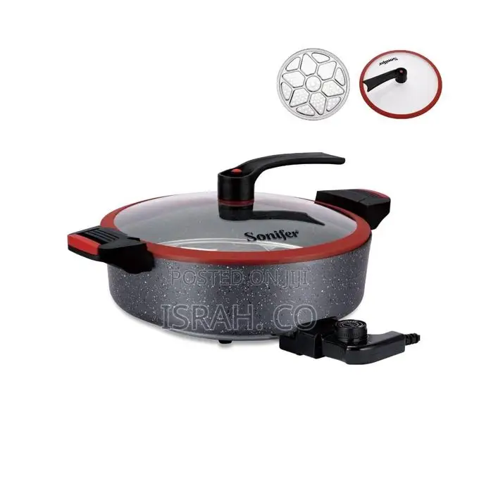 Sonifer Household Non Stick 6.5l Die Cast Aluminum Deep Frying Pan