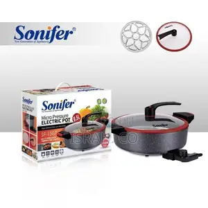 Sonifer Household Non Stick 6.5l Die Cast Aluminum Deep Frying Pan