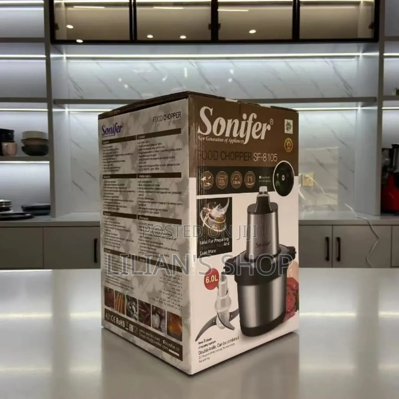6litres Sonifer Sf-8105 Food Chopper