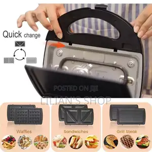 Sonifer Sf-6050 3-in-1 Sandwich Maker.