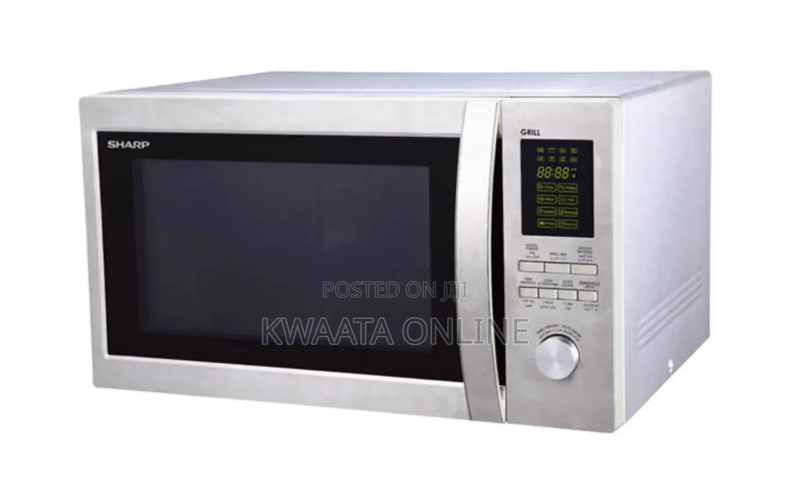 Sharp 43 Liters Microwave With Grill, Steel - R-78bt-St