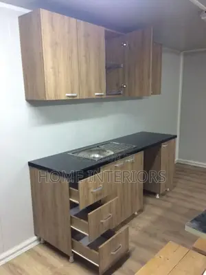 Kitchen Cabinet With a Sink