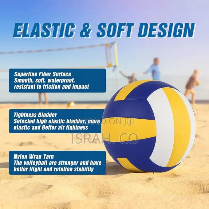 Volleyball Official Size 5 Soft Sand Volley Ball Indoor Outdoor