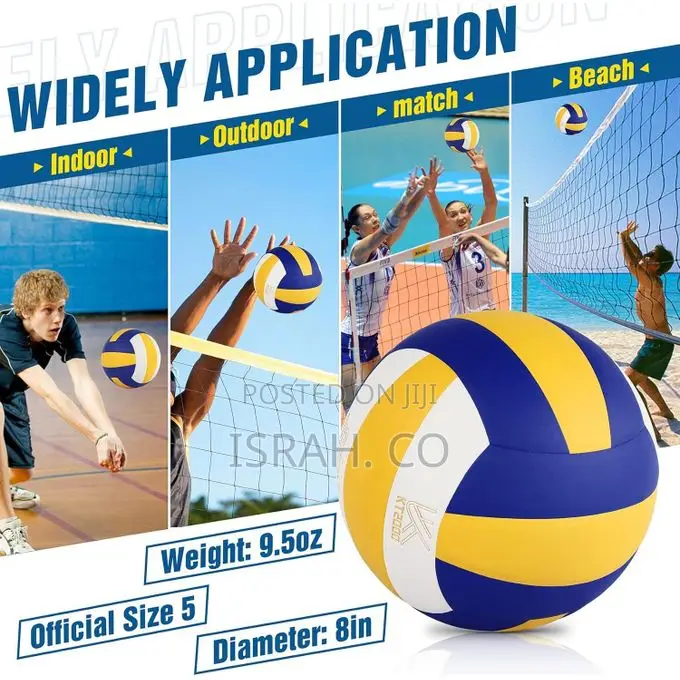 Volleyball Official Size 5 Soft Sand Volley Ball Indoor Outdoor