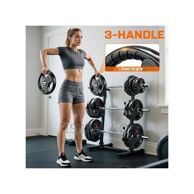 12.5kgs 2 Piece of Rubber Coated Hand Grip Bumper Weight Plate Discs