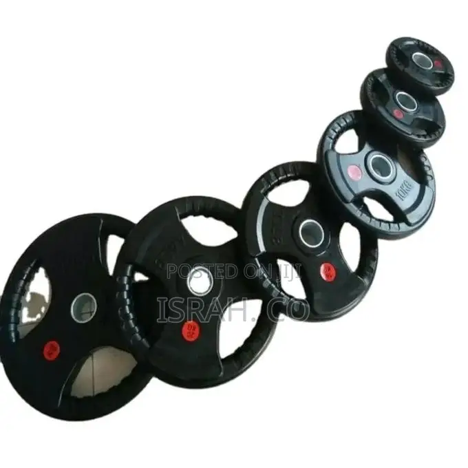 7.5kgs 2 Piece of Rubber Coated Hand Grip Bumper Weight Plate Discs