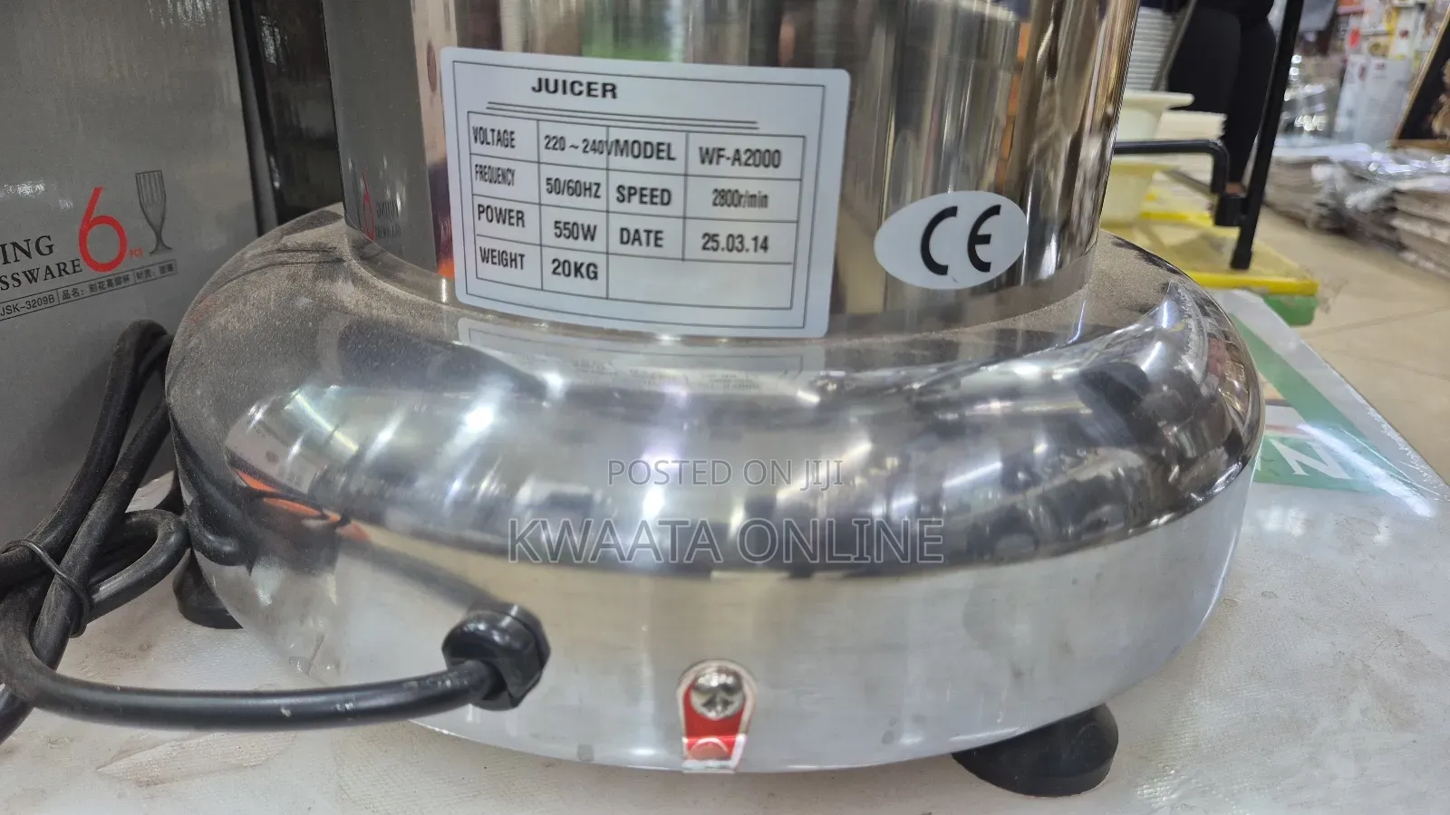 Commercial Heavy Duty All Stainless Steel Centrifugal Juice Extractor