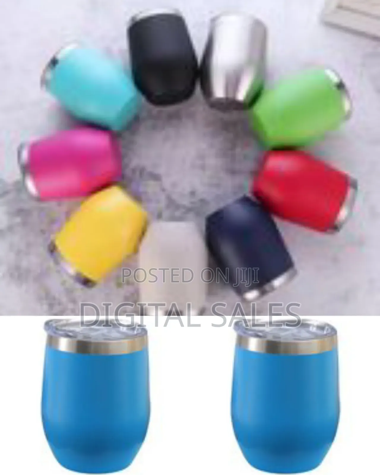 12oz U-Shaped Stainless Thermos Cup Double-Layer Wine Pot Belly Cup
