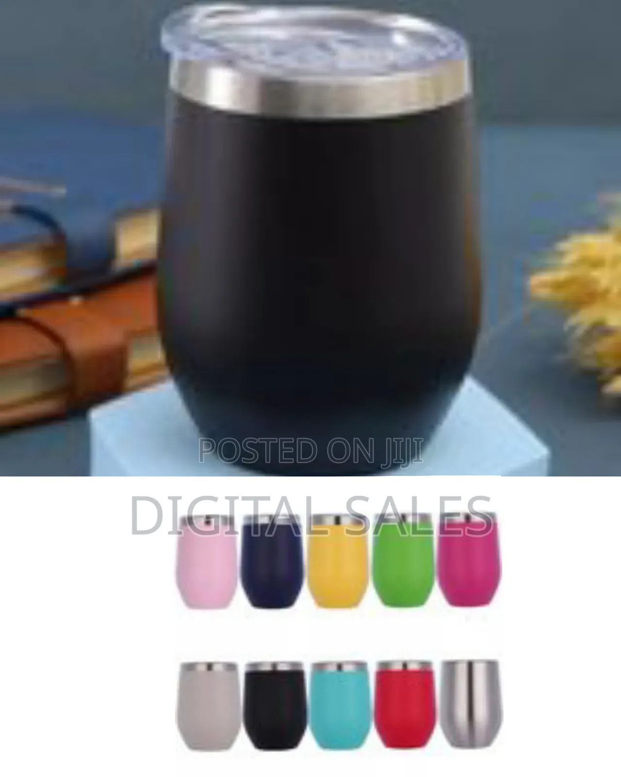 12oz U-Shaped Stainless Steel Thermos Cup Double-Layer Wine Pot Belly