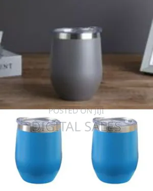 12oz U-Shaped Stainless Steel Thermos Cup Double-Layer Wine Pot Belly