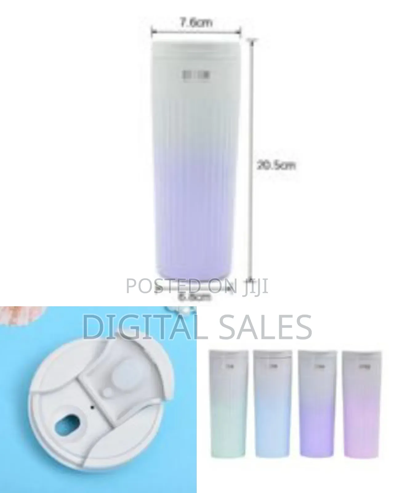 Stainless Steel Thermos Mug Colorful Double Wall Portable Outdoor