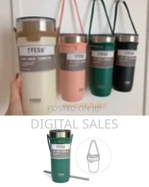 Stainless Steel Travel Tumbler Insulated Coffee Mug With Lid, Straw