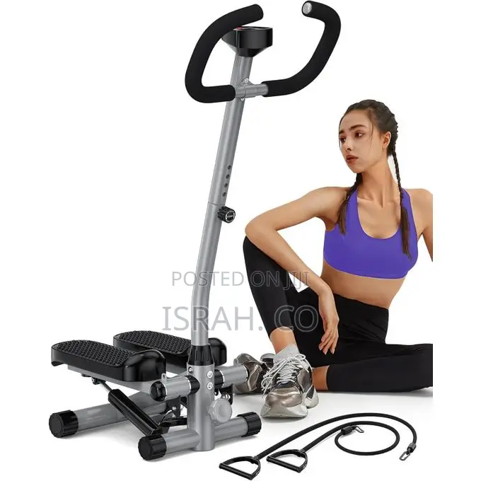 Folding Pedal Mini Stepper for Exercise, Body Sculpture Lateral