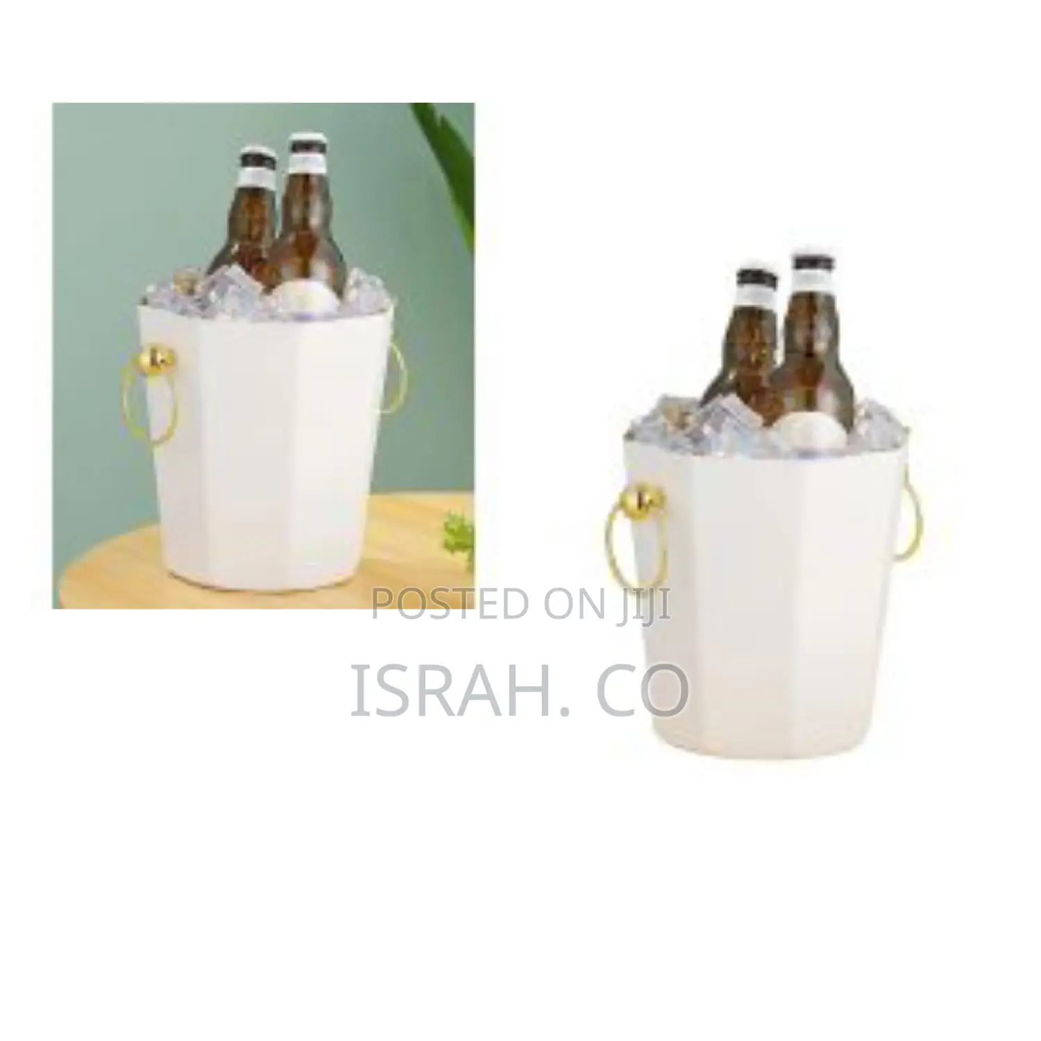Metal Ice Bucket, Stainless Steel Drink Beer Chiller