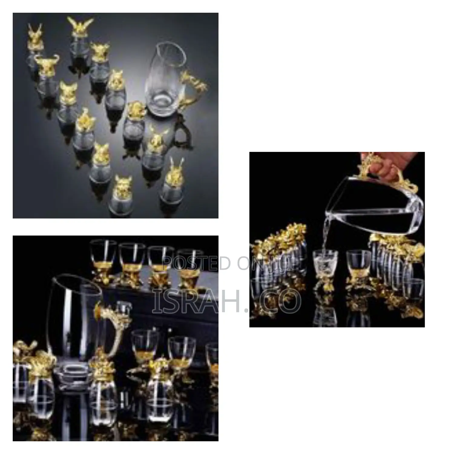 Wine Carafe Twelve Zodiac Signs Tumblers Glasses
