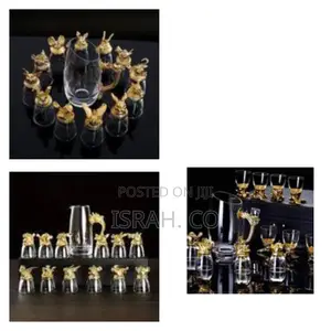 Wine Carafe Twelve Zodiac Signs Tumblers Glasses