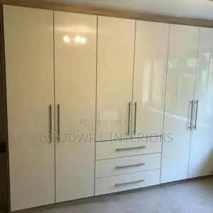 White Master Room Wardrobe With Storage Drawers