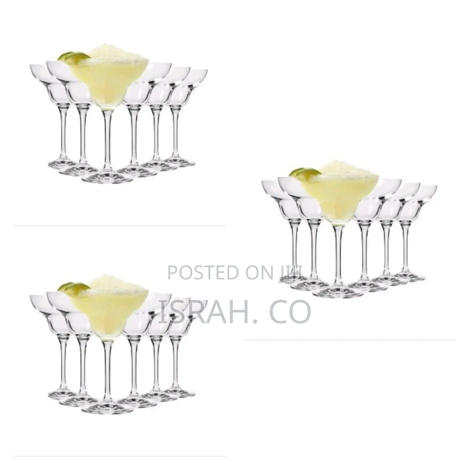 Bistro 6 Pieces of Juice Cocktail Martin Glasses Mugs