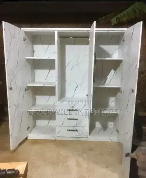 Wardrobe With Simple Shelves