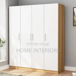 White Four Doors Wardrobe