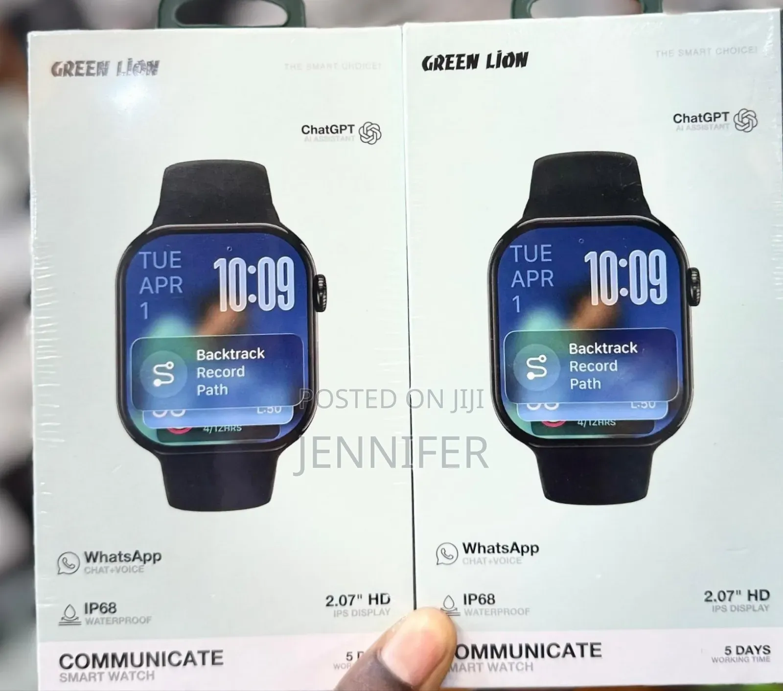 Green Lion Communicate Smart Watch With Whatsapp Chat Voice