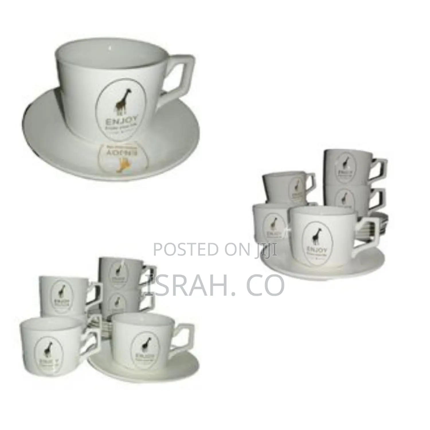 Restaurants and Office 6 Piece Tea Coffee Cups And6 Saucers