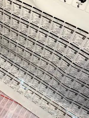Transparent Sticker Printing