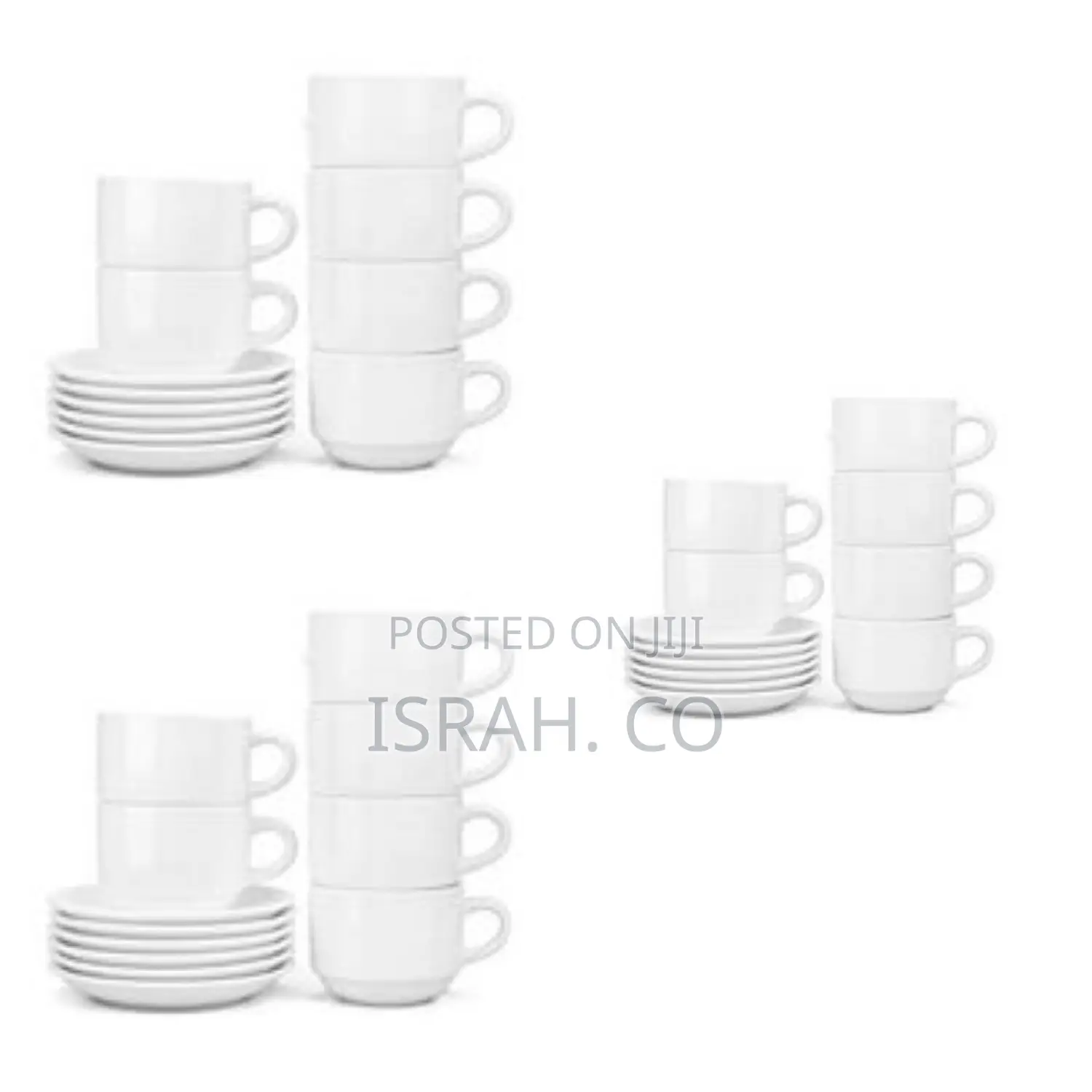 Restaurants and Office 6 Piece Cups and 6 Saucers