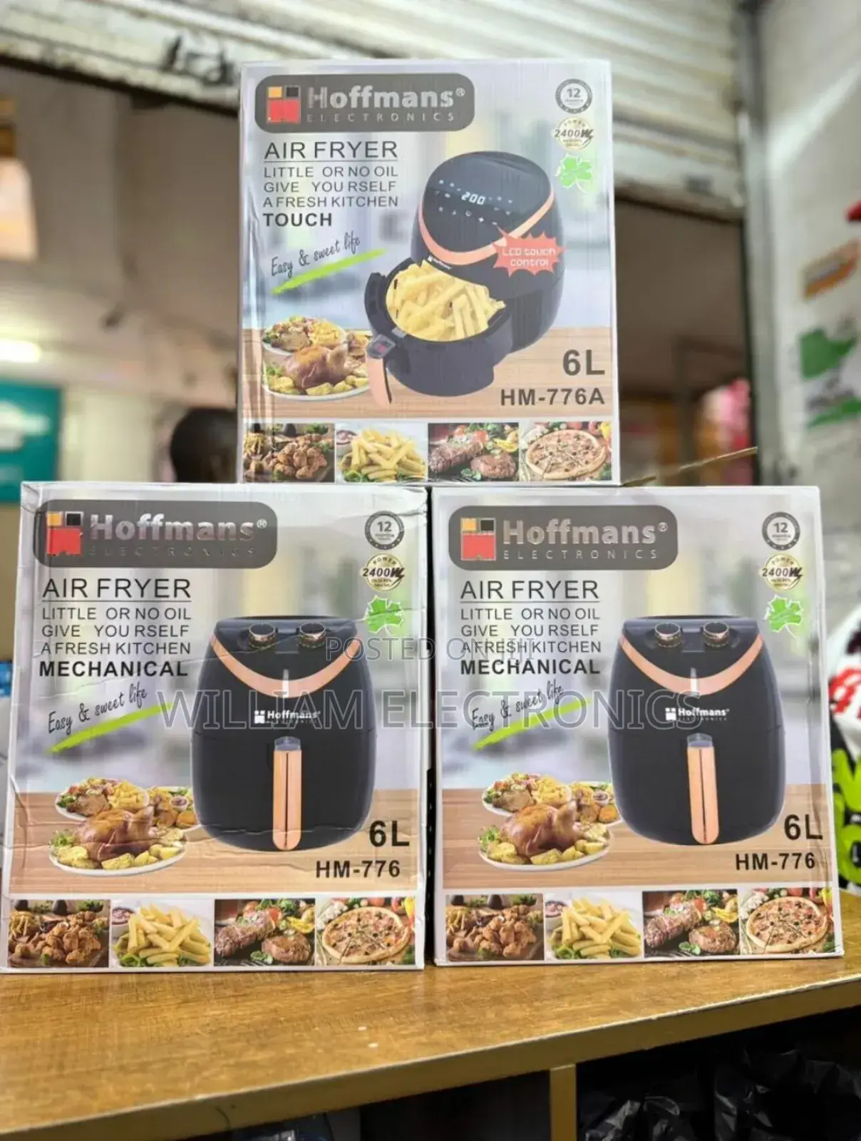 Hoffmans 6litres Air Fryer