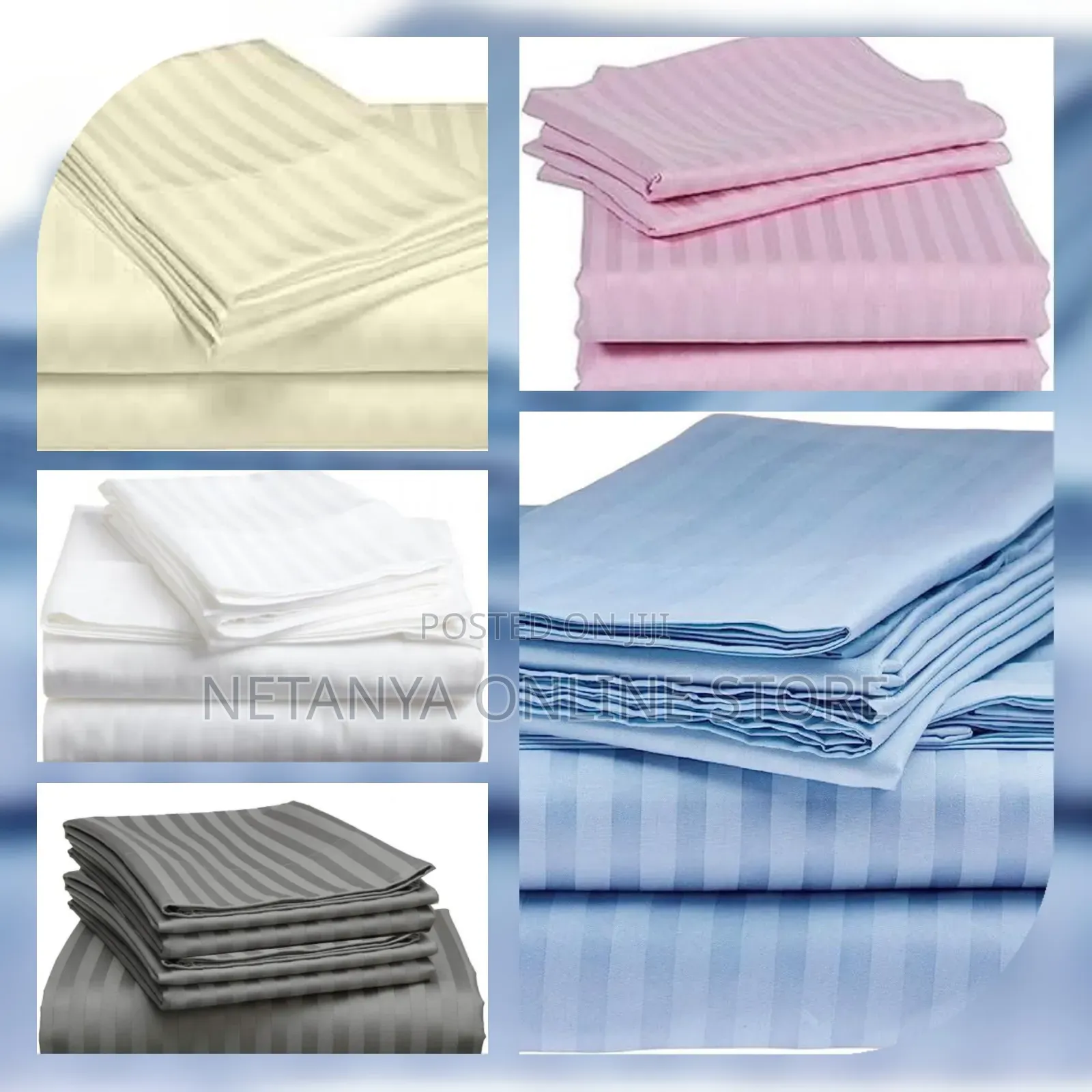 4 Pc Set Egyptian Cotton Bedsheets