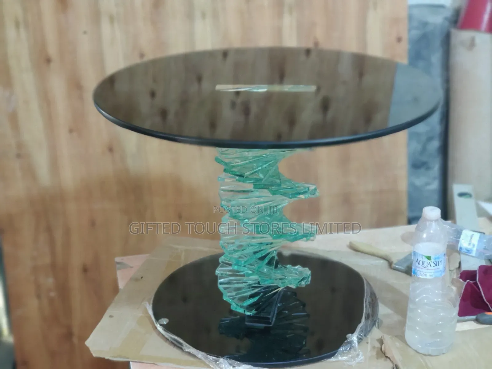 Black Spiral Table