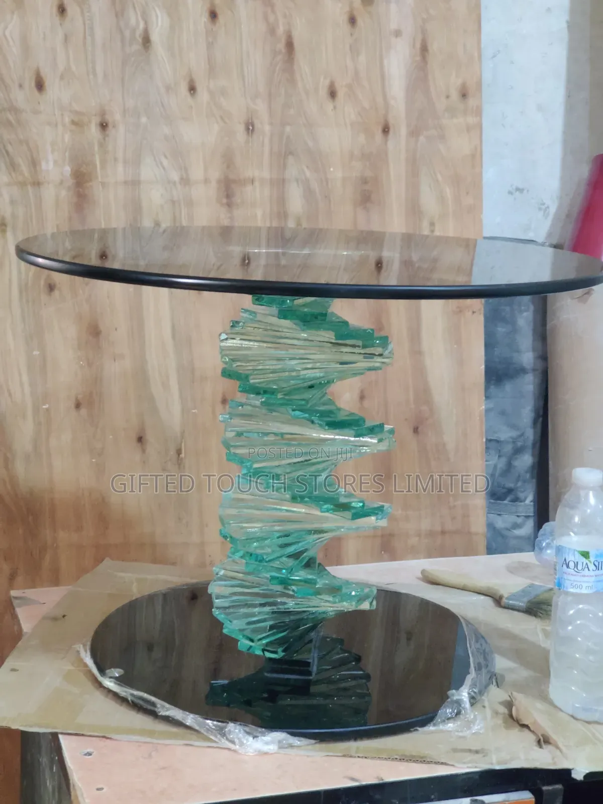 Black Spiral Table