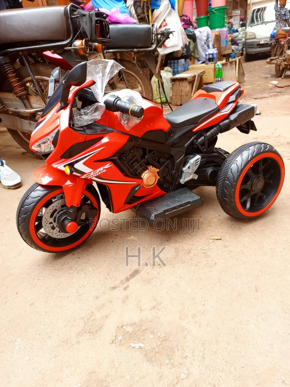 Battery Operated Hand Race Ride on Bike for Kids With Music