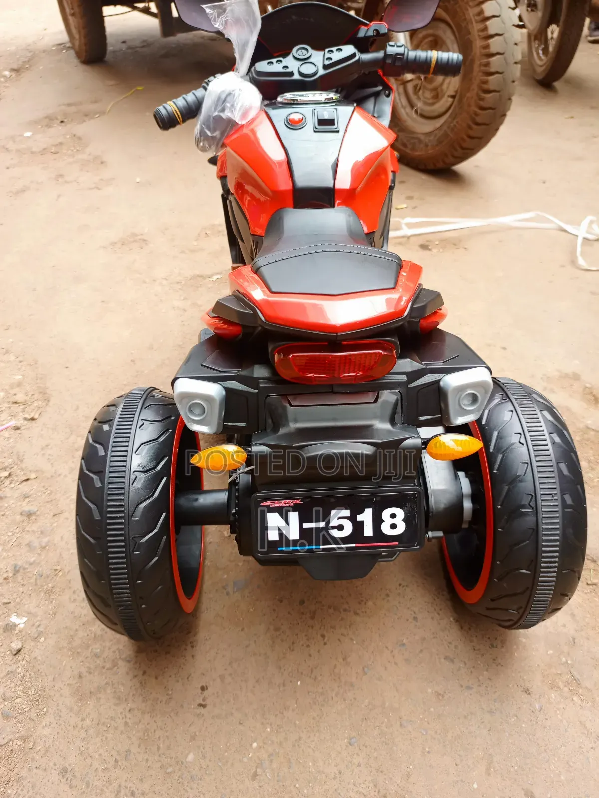 Battery Operated Hand Race Ride on Bike for Kids With Music