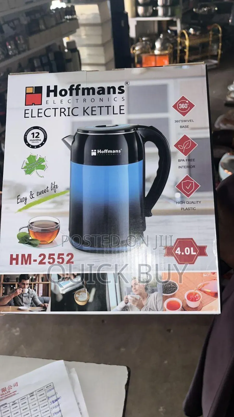 Hoffmans Hm-2552 Electric Kettle