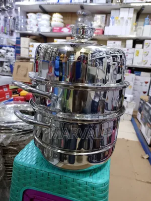 3-Tier Pure Stainless Steel Food Steamer.
